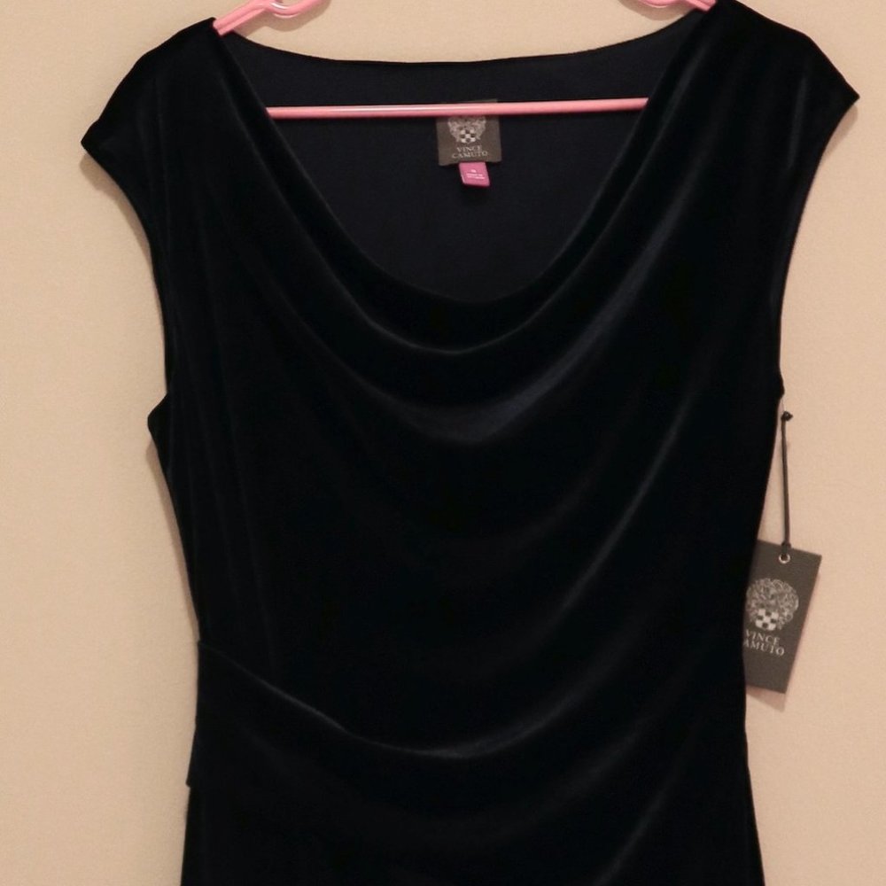 Vince Camuto Velvet Mid-Length Dress